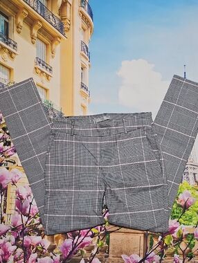 ILTM Gwyneth Marquis‎ Trousers Plaid Pants Size Small New